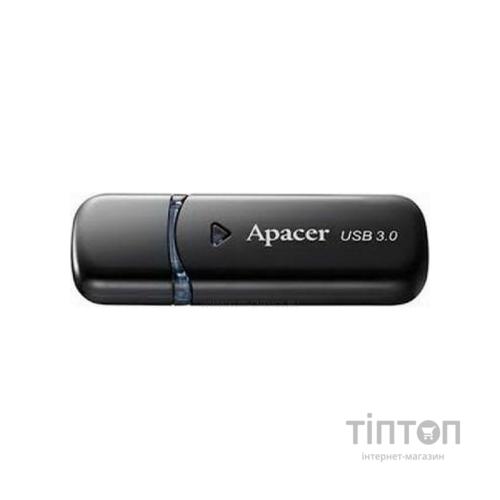 USB флеш накопичувач Apacer 64GB AH355 Black USB 3.0 (AP64GAH355B-1)
