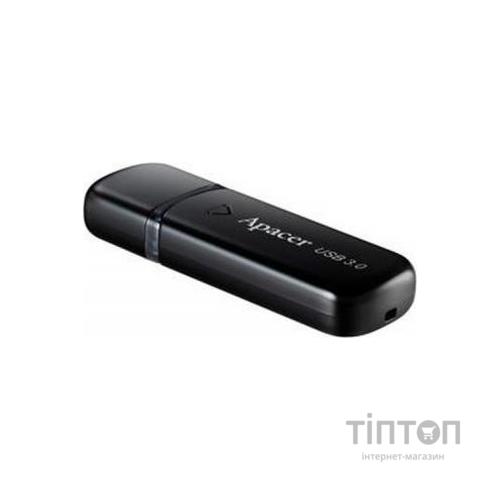 USB флеш накопичувач Apacer 64GB AH355 Black USB 3.0 (AP64GAH355B-1)