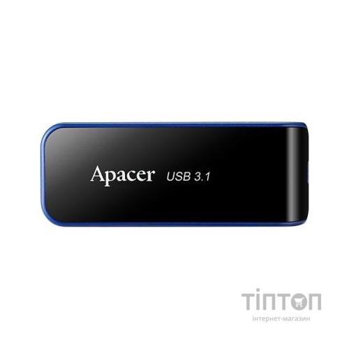 USB флеш накопичувач Apacer 64GB AH356 Black USB 3.0 (AP64GAH356B-1)