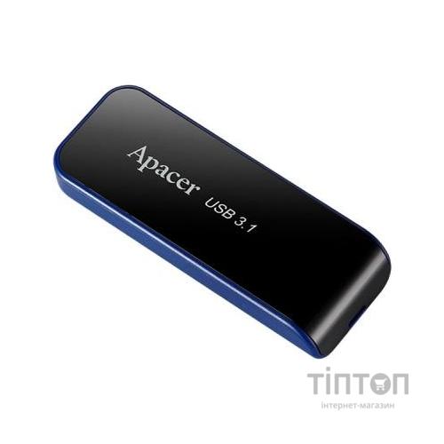 USB флеш накопичувач Apacer 64GB AH356 Black USB 3.0 (AP64GAH356B-1)