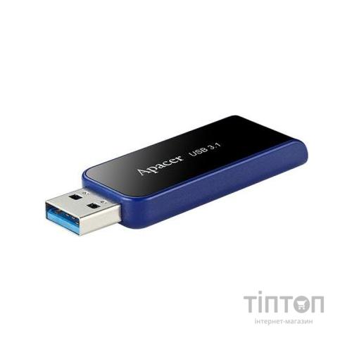 USB флеш накопичувач Apacer 64GB AH356 Black USB 3.0 (AP64GAH356B-1)