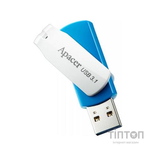 USB флеш накопичувач Apacer 64GB AH357 Blue USB 3.1 (AP64GAH357U-1)