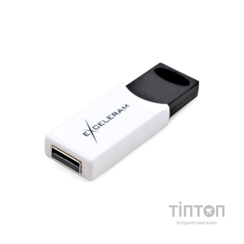 USB флеш накопичувач eXceleram 64GB H2 Series White/Black USB 2.0 (EXU2H2W64)