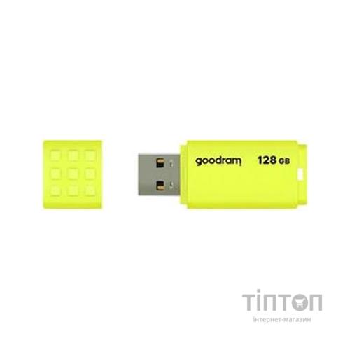 USB флеш накопичувач Goodram 128GB UME2 Yellow USB 2.0 (UME2-1280Y0R11)