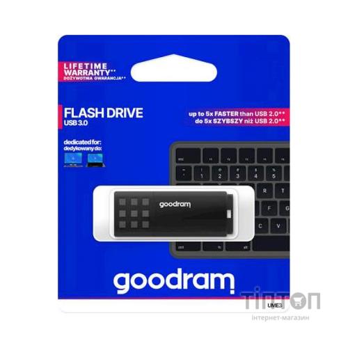 USB флеш накопичувач Goodram 128GB UME3 Black USB 3.0 (UME3-1280K0R11)