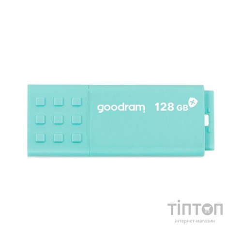 USB флеш накопичувач Goodram 128GB UME3 Care Green USB 3.2 (UME3-1280CRR11)