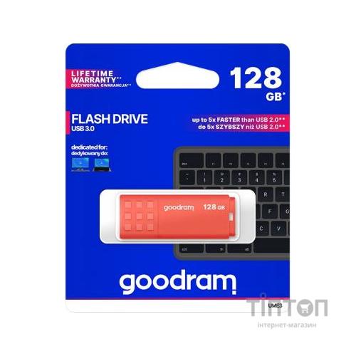 USB флеш накопичувач Goodram 128GB UME3 Orange USB 3.0 (UME3-1280O0R11)