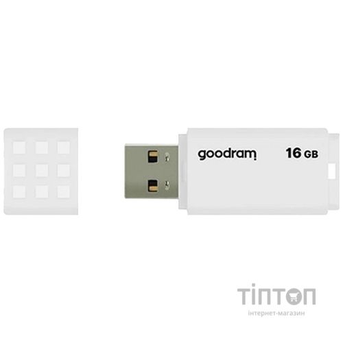 USB флеш накопичувач Goodram 16GB UME2 White USB 2.0 (UME2-0160W0R11)