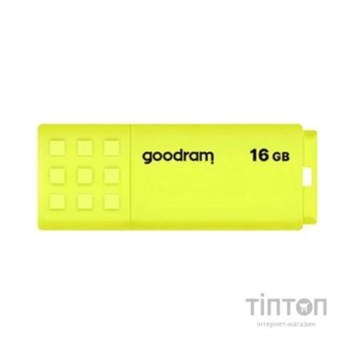 USB флеш накопичувач Goodram 16GB UME2 Yellow USB 2.0 (UME2-0160Y0R11)