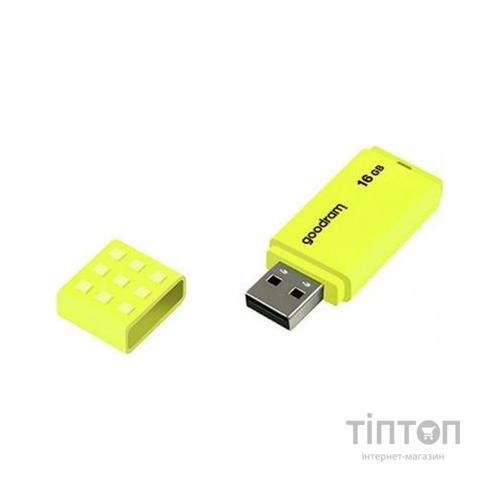 USB флеш накопичувач Goodram 16GB UME2 Yellow USB 2.0 (UME2-0160Y0R11)