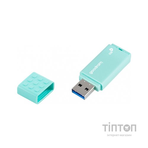 USB флеш накопичувач Goodram 16GB UME3 Care Green USB 3.0 (UME3-0160CRR11)