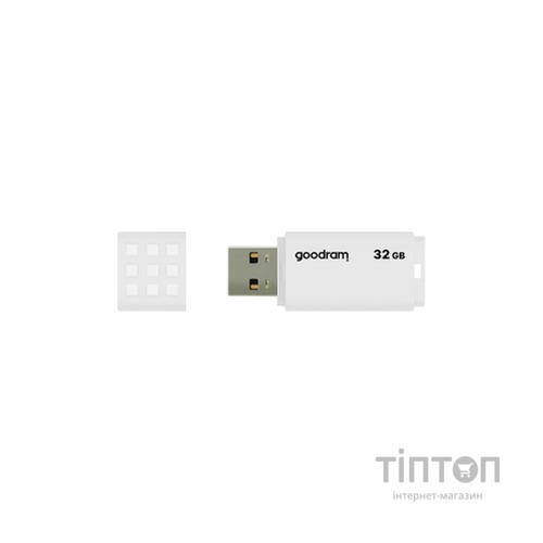 USB флеш накопичувач Goodram 32GB UME2 White USB 2.0 (UME2-0320W0R11)