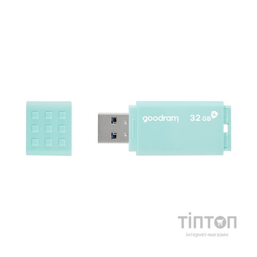 USB флеш накопичувач Goodram 32GB UME3 Care Green USB 3.2 (UME3-0320CRR11)