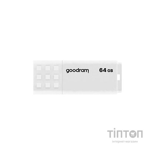 USB флеш накопичувач Goodram 64GB UME2 White USB 2.0 (UME2-0640W0R11)