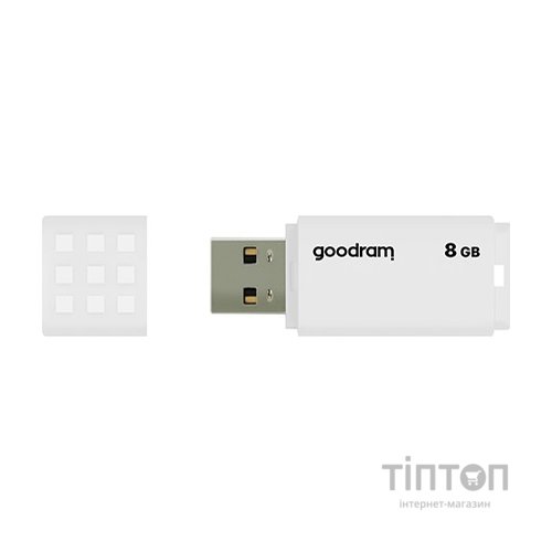 USB флеш накопичувач Goodram 8GB UME2 White USB 2.0 (UME2-0080W0R11)