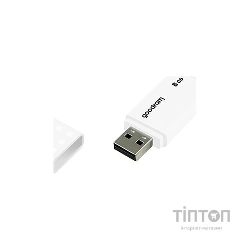 USB флеш накопичувач Goodram 8GB UME2 White USB 2.0 (UME2-0080W0R11)