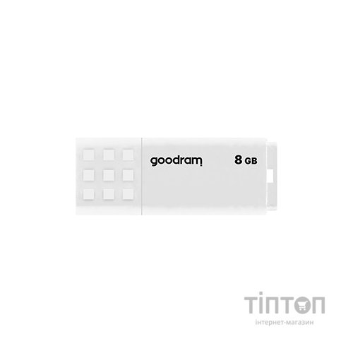 USB флеш накопичувач Goodram 8GB UME2 White USB 2.0 (UME2-0080W0R11)