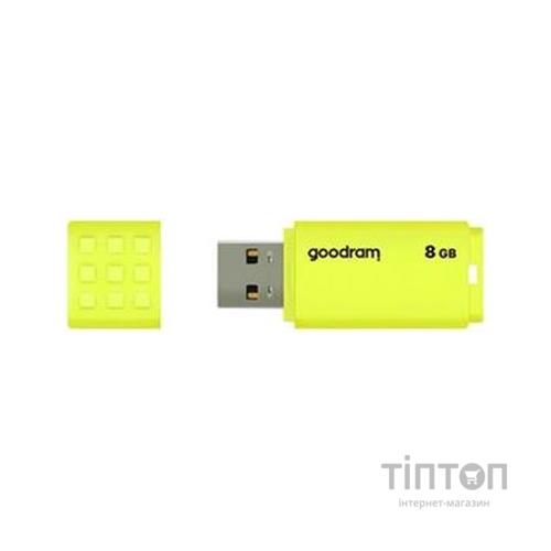 USB флеш накопичувач Goodram 8GB UME2 Yellow USB 2.0 (UME2-0080Y0R11)