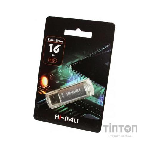 USB флеш накопичувач Hi-Rali 16GB Rocket Series Silver USB 2.0 (HI-16GBVCSL)