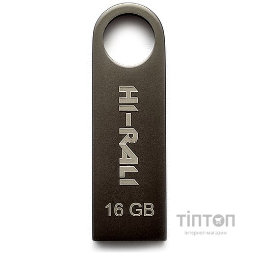 USB флеш накопичувач Hi-Rali 16GB Shuttle Series Black USB 2.0 (HI-16GBSHBK)