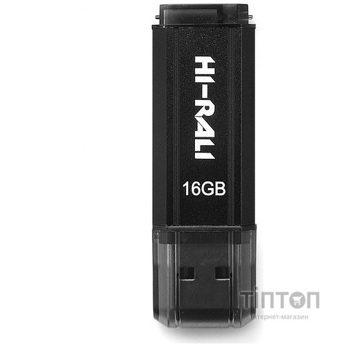 USB флеш накопичувач Hi-Rali 16GB Stark Series Black USB 2.0 (HI-16GBSTBK)