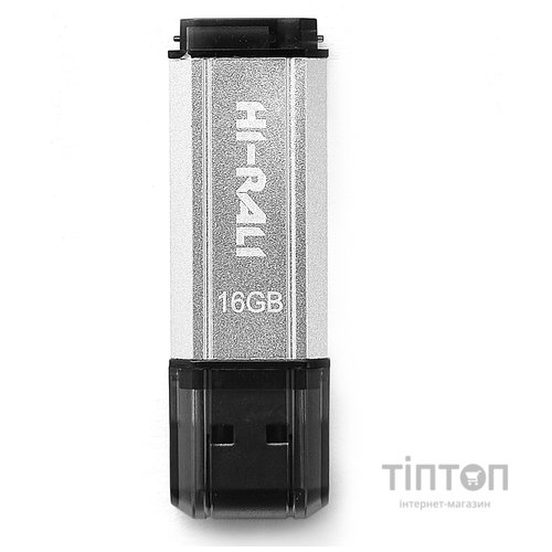 USB флеш накопичувач Hi-Rali 16GB Stark Series Silver USB 2.0 (HI-16GBSTSL)