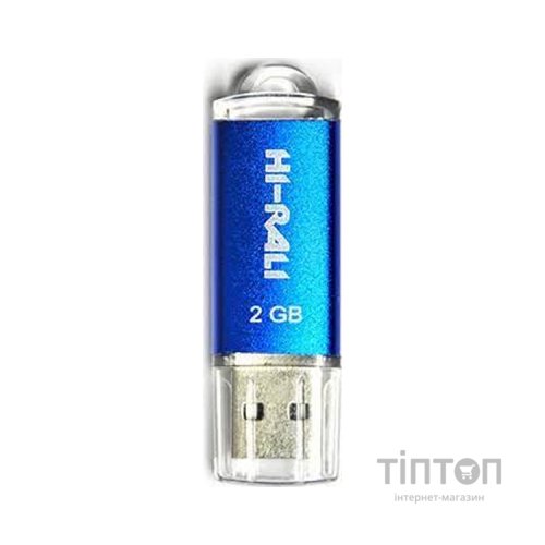 USB флеш накопичувач Hi-Rali 2GB Rocket Series Blue USB 2.0 (HI-2GBRKTBL)