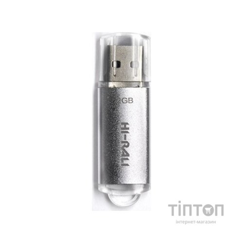 USB флеш накопичувач Hi-Rali 2GB Rocket Series Silver USB 2.0 (HI-2GBRKTSL)