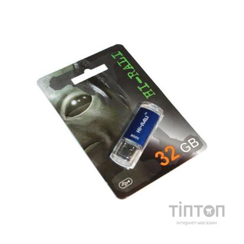 USB флеш накопичувач Hi-Rali 32GB Rocket Series Blue USB 2.0 (HI-32GBVCBL)