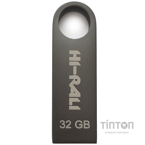 USB флеш накопичувач Hi-Rali 32GB Shuttle Series Black USB 2.0 (HI-32GBSHBK)