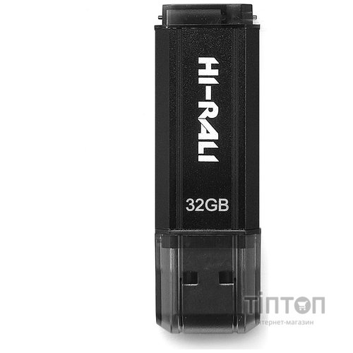 USB флеш накопичувач Hi-Rali 32GB Stark Series Black USB 2.0 (HI-32GBSTBK)