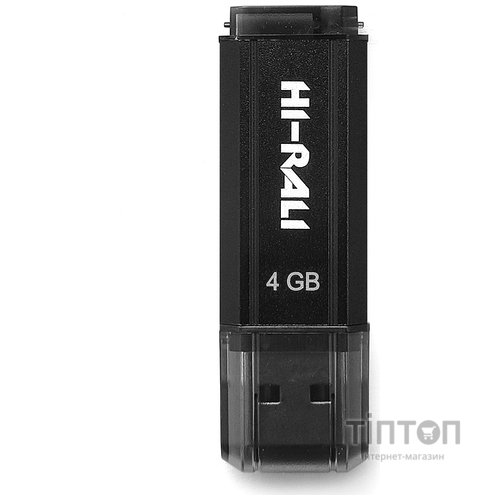 USB флеш накопичувач Hi-Rali 4GB Stark Series Black USB 2.0 (HI-4GBSTBK)