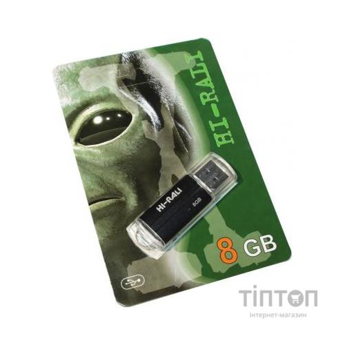 USB флеш накопичувач Hi-Rali 8GB Corsair Series Black USB 2.0 (HI-8GBCORBK)