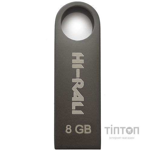 USB флеш накопичувач Hi-Rali 8GB Shuttle Series Black USB 2.0 (HI-8GBSHBK)