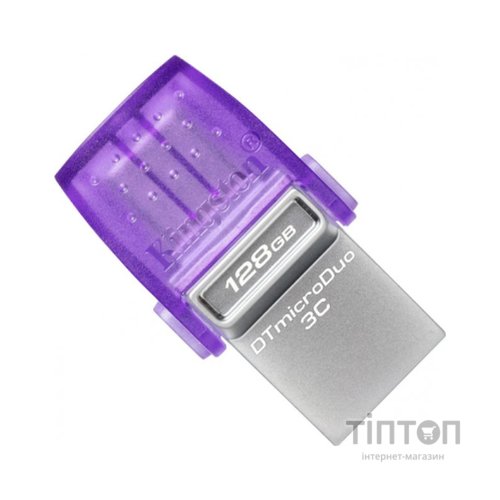 USB флеш накопичувач Kingston 128GB DataTraveler microDuo 3C USB 3.2/Type C (DTDUO3CG3/128GB)