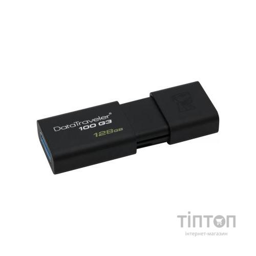 USB флеш накопичувач Kingston 128GB DT100 G3 Black USB 3.0 (DT100G3/128GB)
