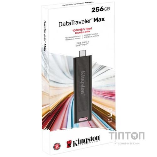 USB флеш накопичувач Kingston 256GB DataTraveler Max USB 3.2 Type-C (DTMAX/256GB)