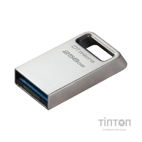 USB флеш накопичувач Kingston 256GB DataTraveler Micro USB 3.2 (DTMC3G2/256GB)