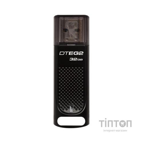 USB флеш накопичувач Kingston 32GB DataTraveler Elite G2 Metal Black USB 3.1 (DTEG2/32GB)