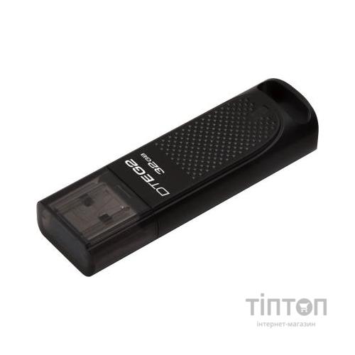 USB флеш накопичувач Kingston 32GB DataTraveler Elite G2 Metal Black USB 3.1 (DTEG2/32GB)