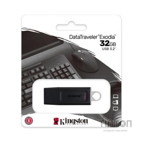 USB флеш накопичувач Kingston 32GB DataTraveler Exodia Black/White USB 3.2 (DTX/32GB)