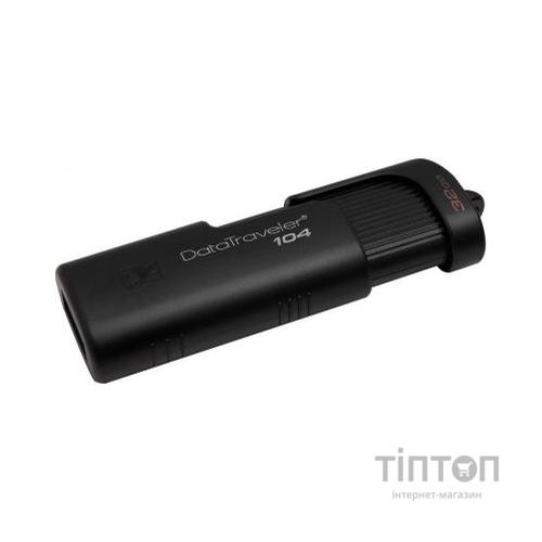 USB флеш накопичувач Kingston 32GB DataTraveller 104 Black USB 2.0 (DT104/32GB)