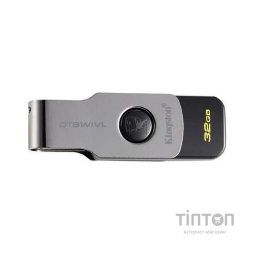 USB флеш накопичувач Kingston 32GB DT SWIVL Metal USB 3.0 (DTSWIVL/32GB)