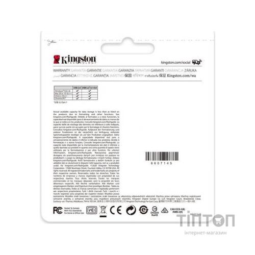 USB флеш накопичувач Kingston 64GB DataTraveler Duo USB 3.2 Gen1/Type-C (DTDE/64GB)