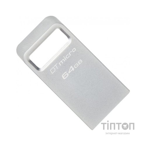 USB флеш накопичувач Kingston 64GB DataTraveler Micro USB 3.2 (DTMC3G2/64GB)