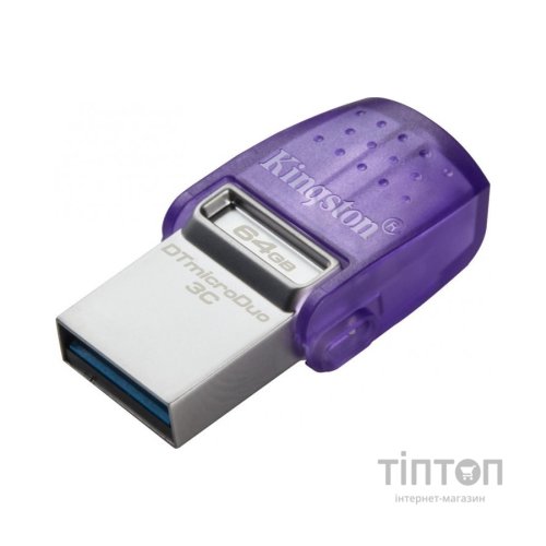 USB флеш накопичувач Kingston 64GB DataTraveler microDuo 3C USB 3.2/Type C (DTDUO3CG3/64GB)