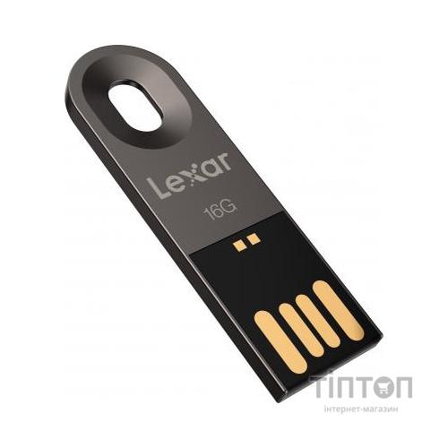 USB флеш накопичувач Lexar 16GB JumpDrive M25 Titanium Gray USB 2.0 (LJDM025016G-BNQNG)