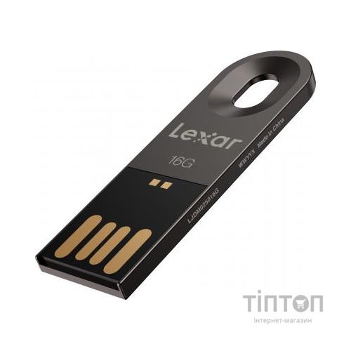 USB флеш накопичувач Lexar 16GB JumpDrive M25 Titanium Gray USB 2.0 (LJDM025016G-BNQNG)