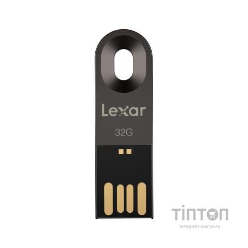 USB флеш накопичувач Lexar 32GB JumpDrive M25 Titanium Gray USB 2.0 (LJDM025032G-BNQNG)