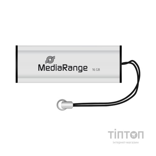 USB флеш накопичувач Mediarange 16GB Black/Silver USB 3.0 (MR915)